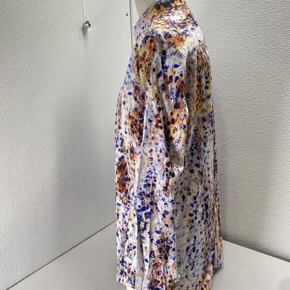 Au Noir Men’s Tongas Abstract Print Long Sleeve Button-Up Shirt Multicolo - Picture 11 of 16